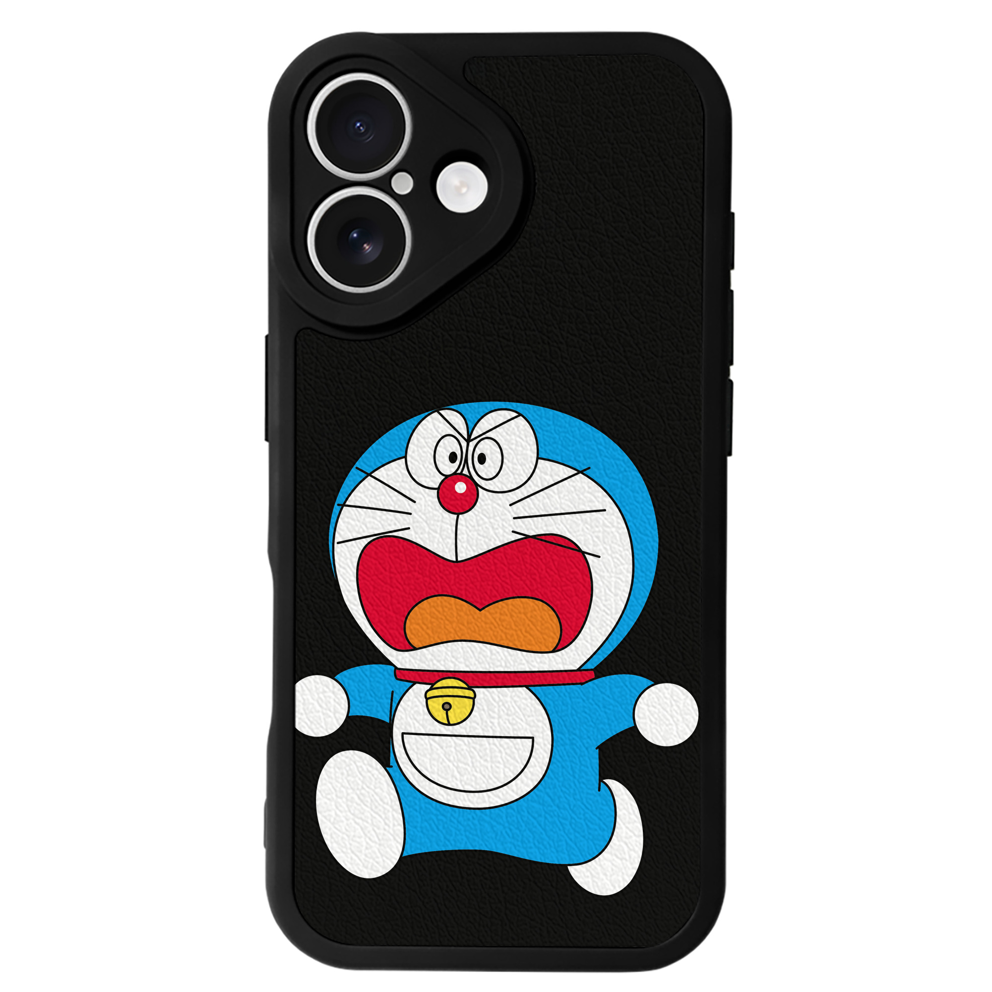 （画像用） ドラえもん Doraemon 【iPhone 16シリーズ対応】シリコンスマホケース（レザー調） 材質：シリコン
